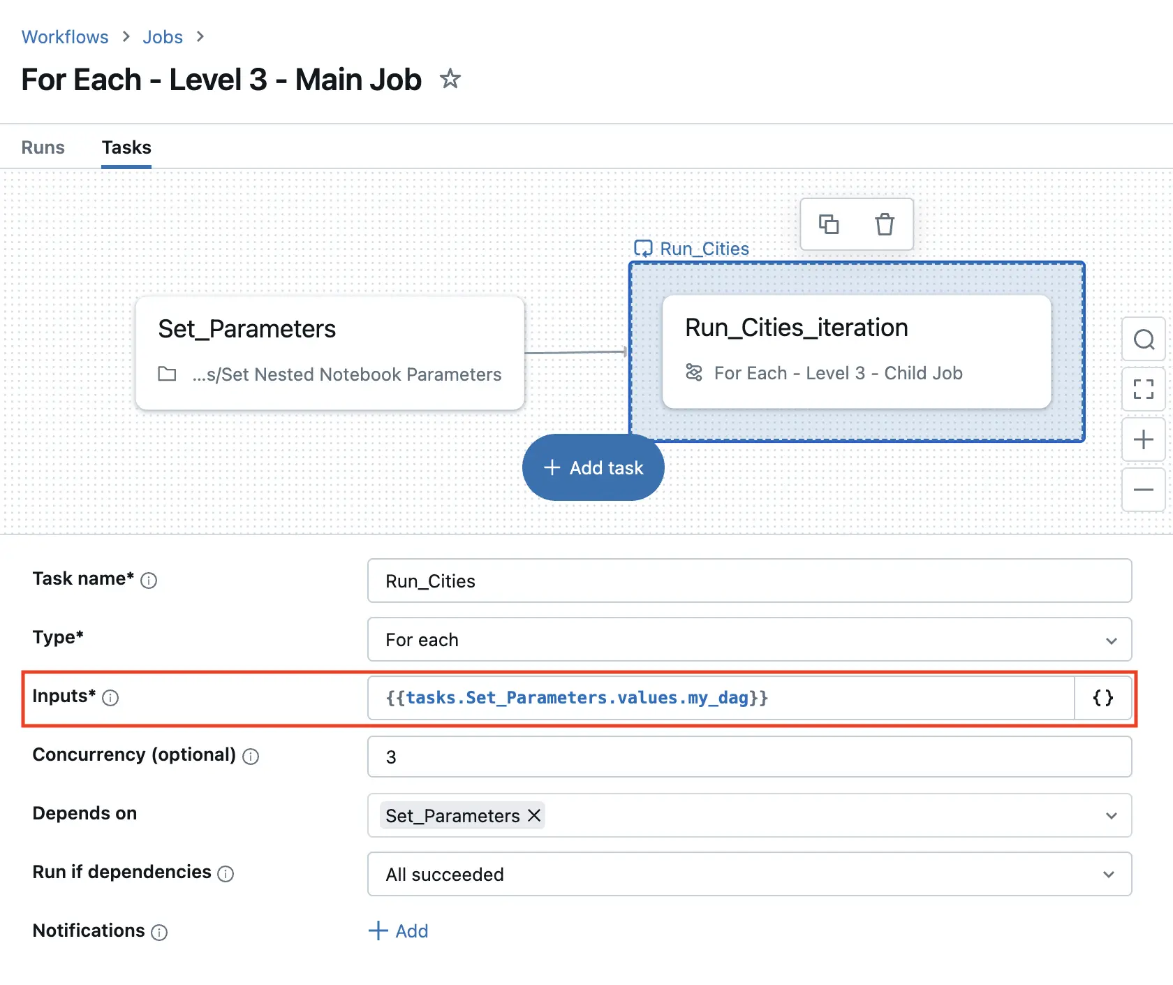 Level 3 Main Job, For Each Task